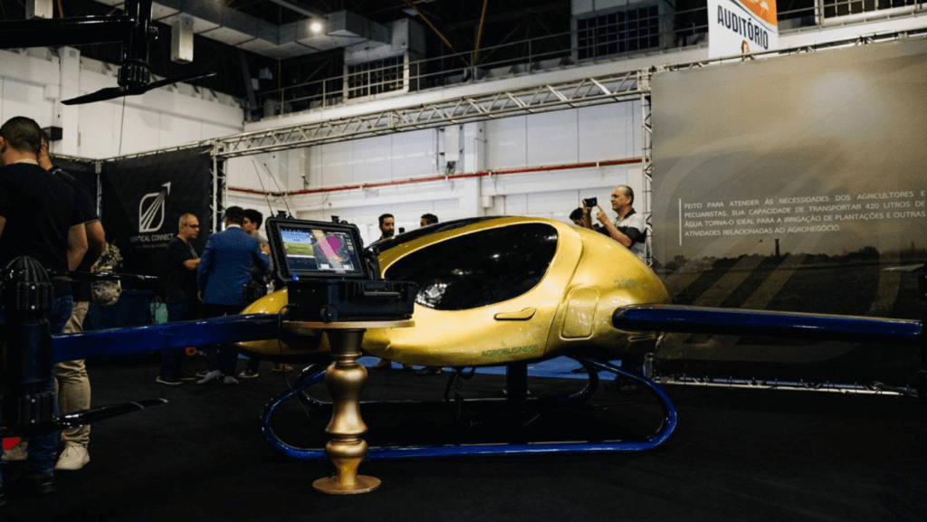Apresentação do Carro Voador no Congresso da Aviação Agrícola 8 Plano de fundo computador