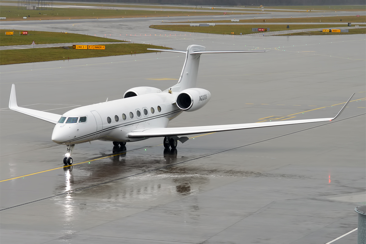 Gulfstream G650 jato particular de luxo em voo — aviação executiva Catarina Aviation Show 2026